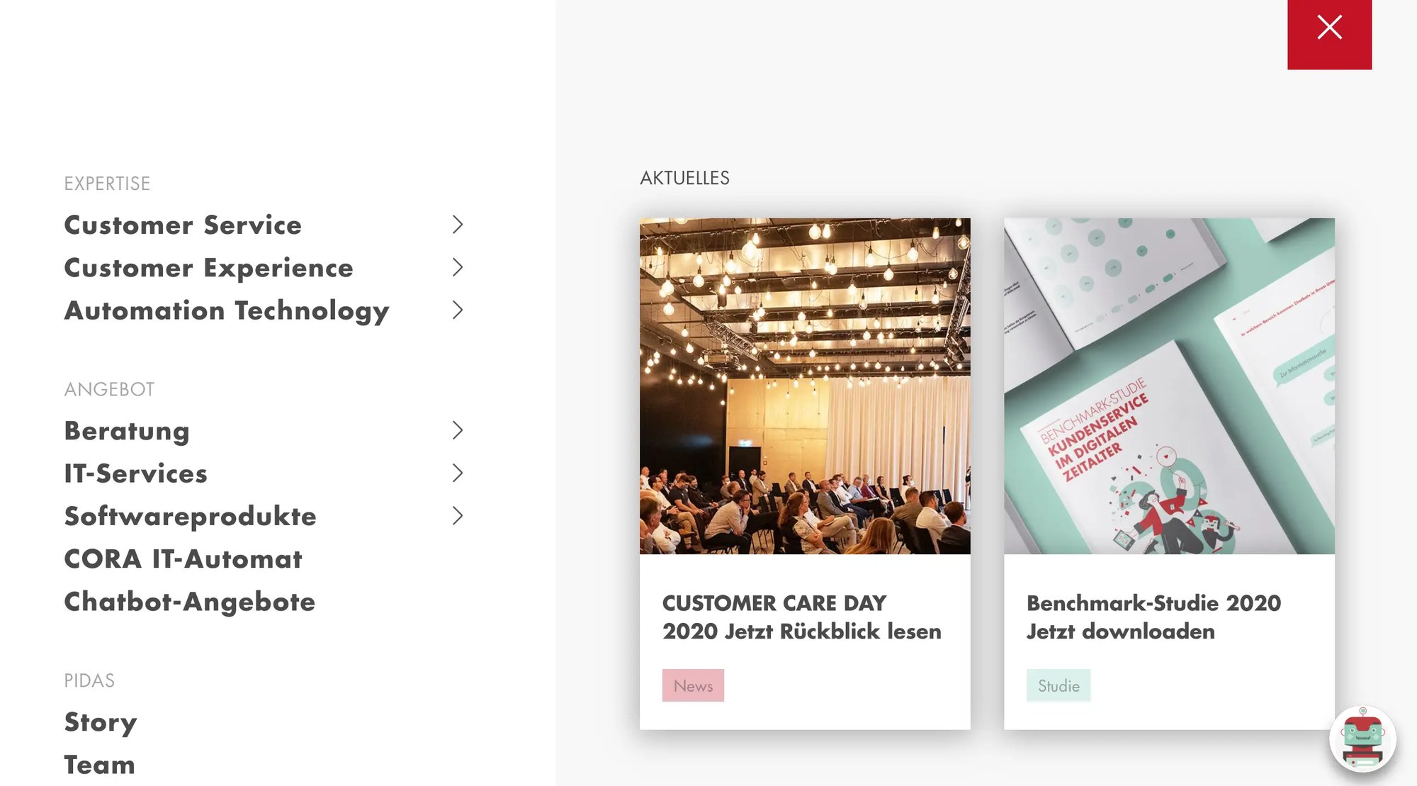 ClickRay PIDAS case study website development