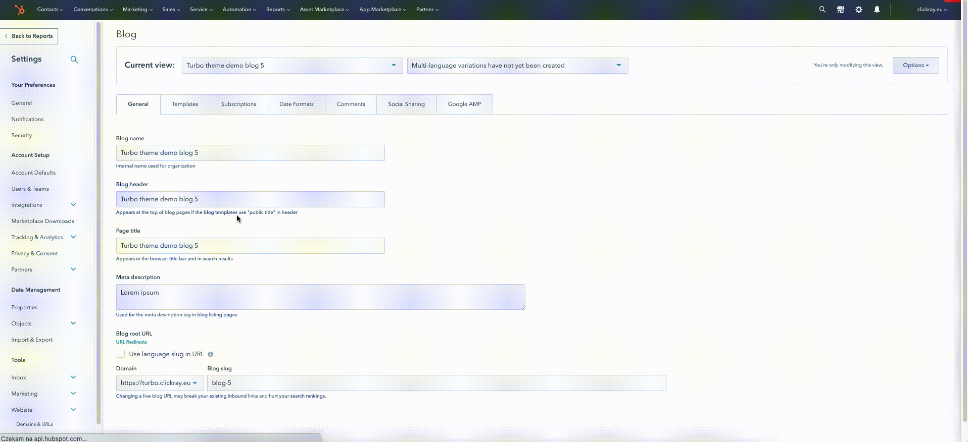 Creating and Editing Blog