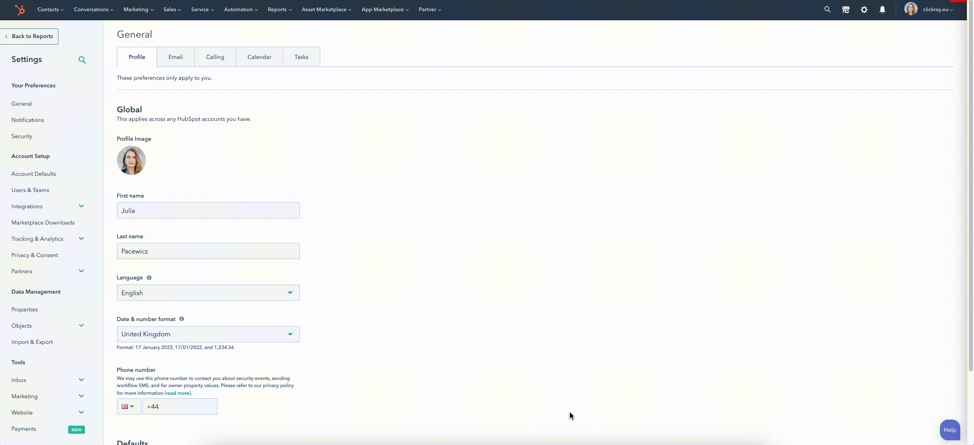 Managing Blog Details