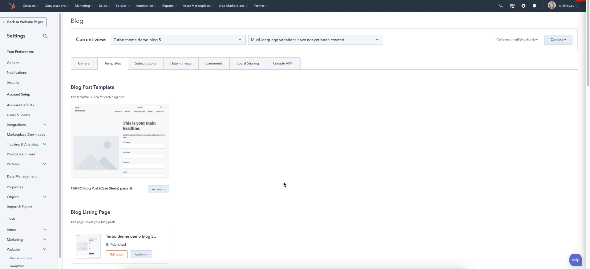 T- BLOG Post Listing