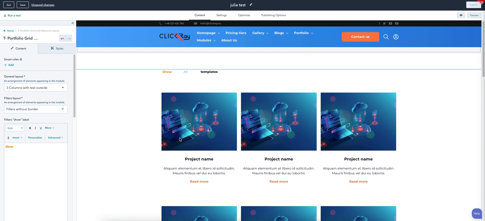 T- Portfolio Grid with Masonry Layout