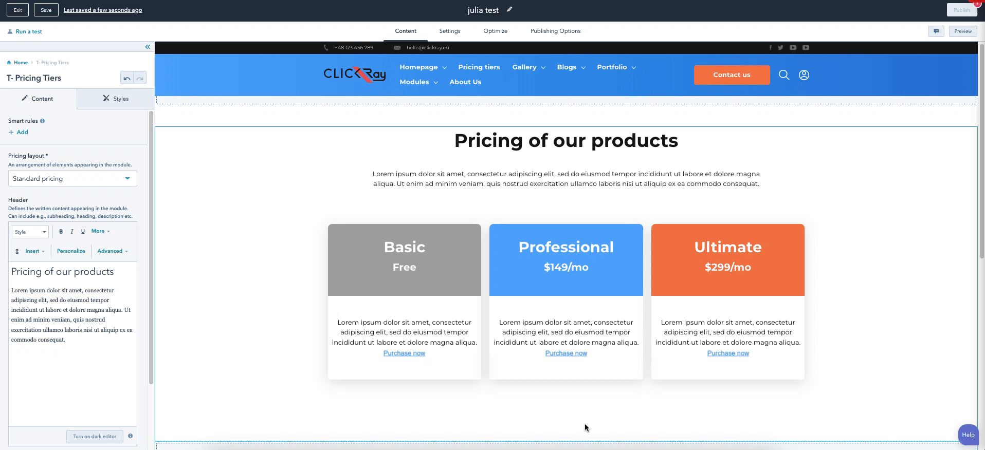 T- Pricing Tiers